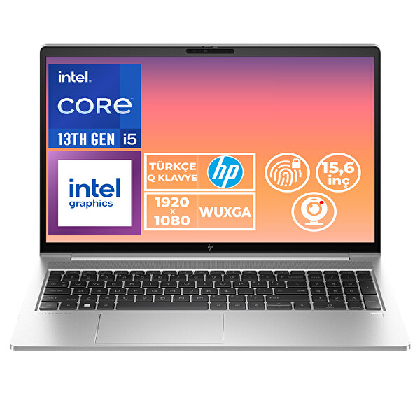 EliteBook 650 G10 i5-1335U 15.6" 32 GB RAM 512 GB SSD FHD FreeDOS Notebook B2PK5ES 003