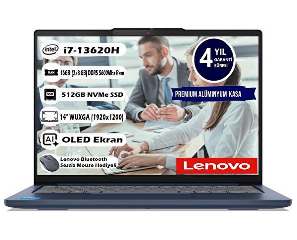 Lenovo Ideapad Slim 5 14IRH10 83HR004CTR Intel Core i7-13620H 14
