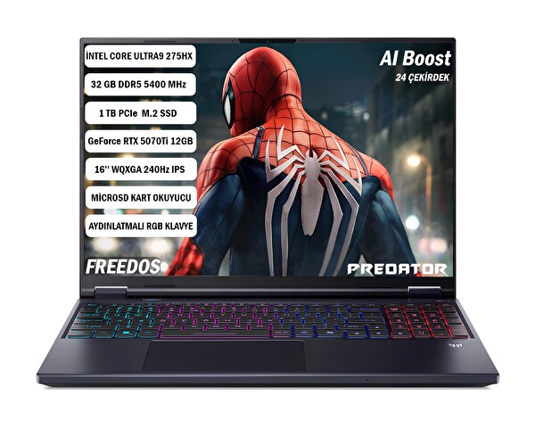 Acer Predator PHN16-73 NH.QX4EY.002 Intel Core Ultra 9 275HX 16