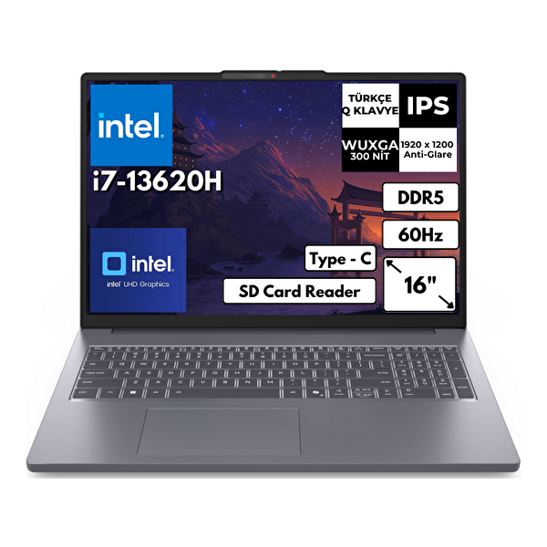Lenovo IdeaPad Slim 3 16IRH10 Intel Core i7-13620H 24 GB DDR5 RAM 2 TB SSD 16
