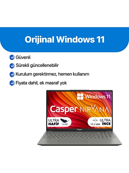 Casper Nirvana X650 i7-13620H 24GB DDR5 2TB SSD 15.6
