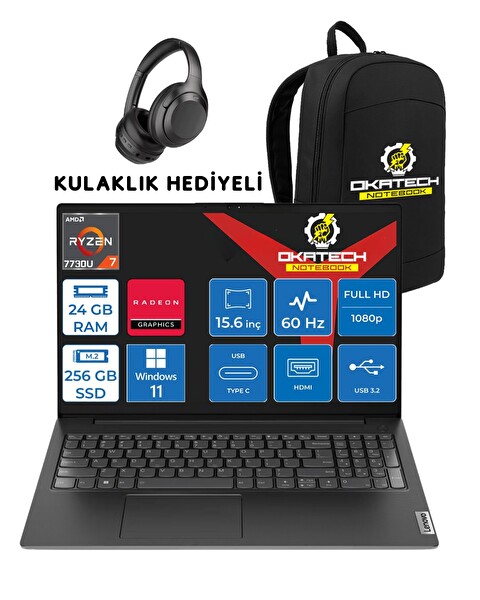 Lenovo V15 RYZEN 7 7730U 15,6