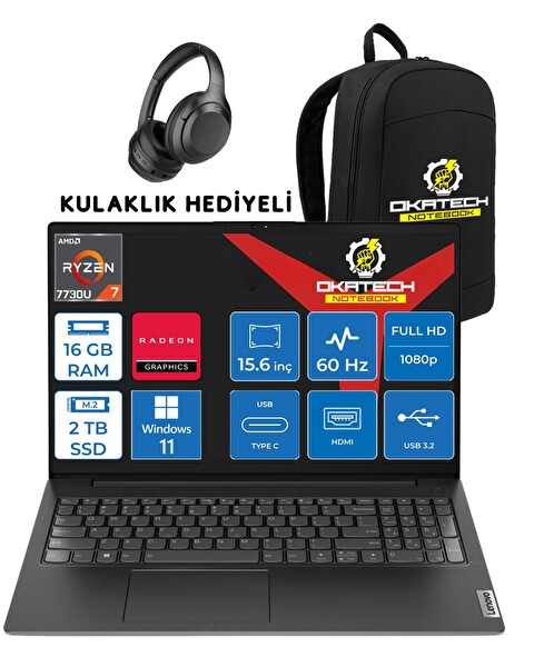 Lenovo V15 RYZEN 7 7730U 15.6
