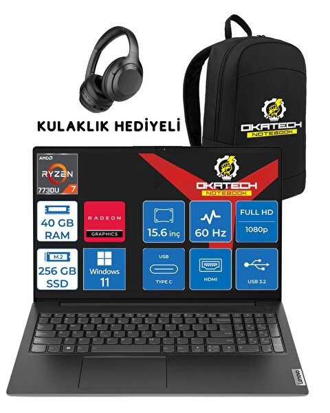 Lenovo V15 RYZEN 7 7730U 15.6