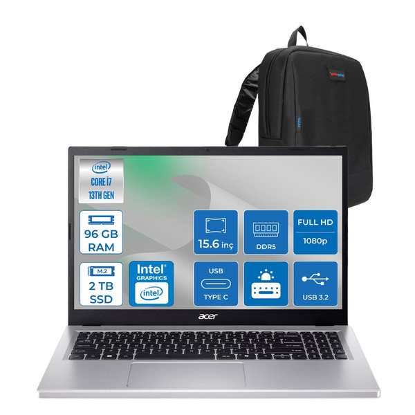 HP Aspire Go 15 NXJ6SEY001F39 Core i7-13620H 15.6