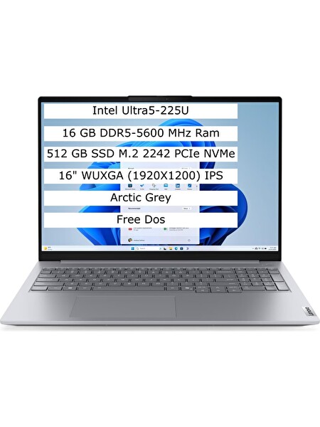 Lenovo Thinkbook 21SK007VTX 16 Intel Core Ultra 5 225U 16