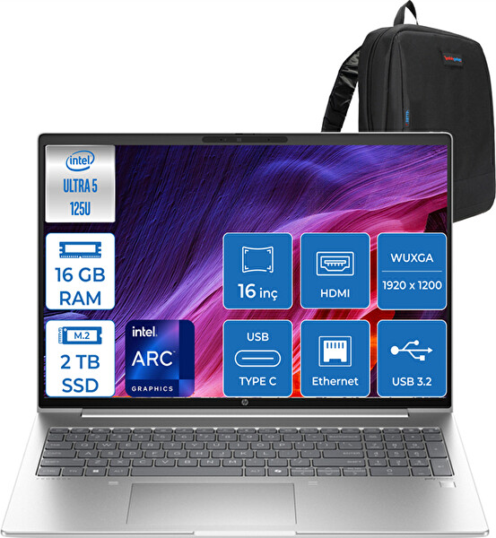 HP Probook 460 G11 Core Ultra 5 125U DDR5 16 GB RAM 2 TB SSD AI Boost 16