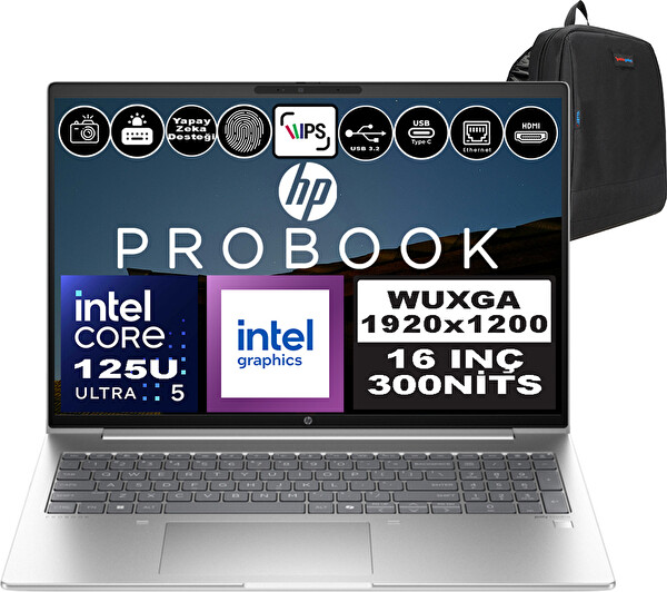 HP Probook 460 G11 Core Ultra 5 125U DDR5 32 GB RAM 4 TB SSD AI Boost 16