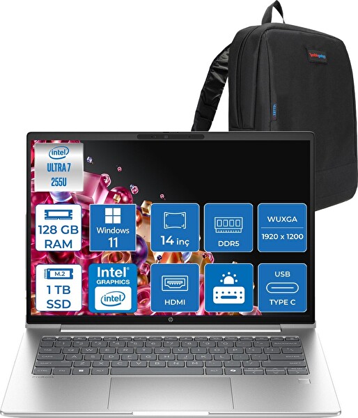 HP Probook 4 G1I Ultra 7 255U 128 GB RAM 1 TB SSD 14