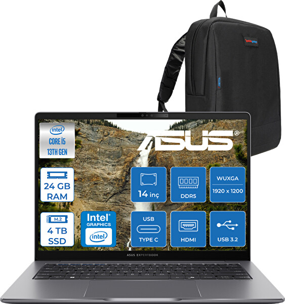 Asus Expert Book P3 P3405CVA i5-13420H 24 GB RAM 4 TB SSD FreeDOS 14