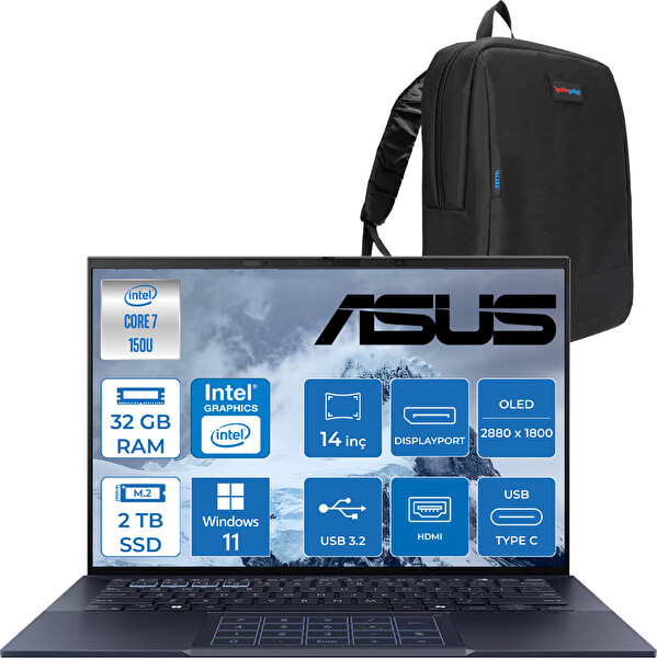 Asus Expert Book B9 OLED Core 7 150U 32 GB RAM 2 TB SSD Graphic W11Home 14