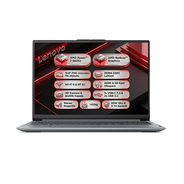 Lenovo IdeaPad Slim 3 15ABR8 Ryzen 7 5825U 15.6