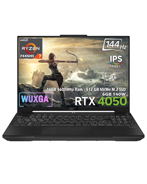 Asus TUF Gaming A16 FA607NUG-RL125 Ryzen 7 7445HS 16