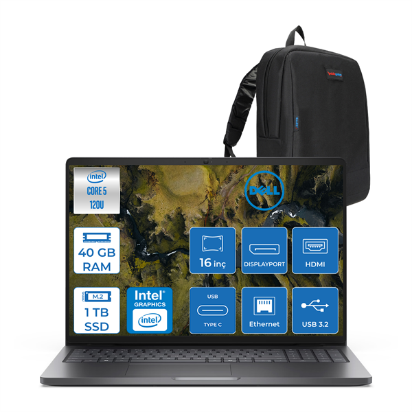 Dell Pro 16 Xcto Ultra Core 5 120U 40 GB RAM 1 TB SSD Graphics 16