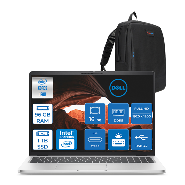 Dell Pro 16 Ultra Core 5 120U 96 GB RAM Ddr5 1 TB SSD Graphics 16