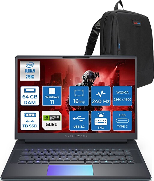 Dell Alienware 16 Ultra 9 275HX 64 GB RAM 4 TB SSD - 4 TB SSD 24GB RTX5090 16