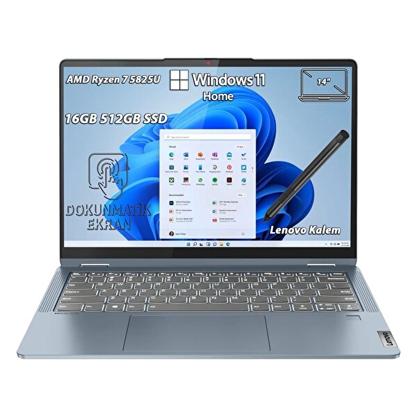 Lenovo IdeaPad Flex 5 14ABR8 Ryzen 7 5825U 14