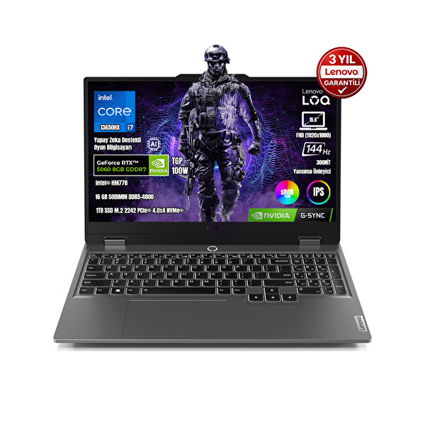 Lenovo LOQ 15IRX10 83JE00JQTR I7-13650HX 15.6