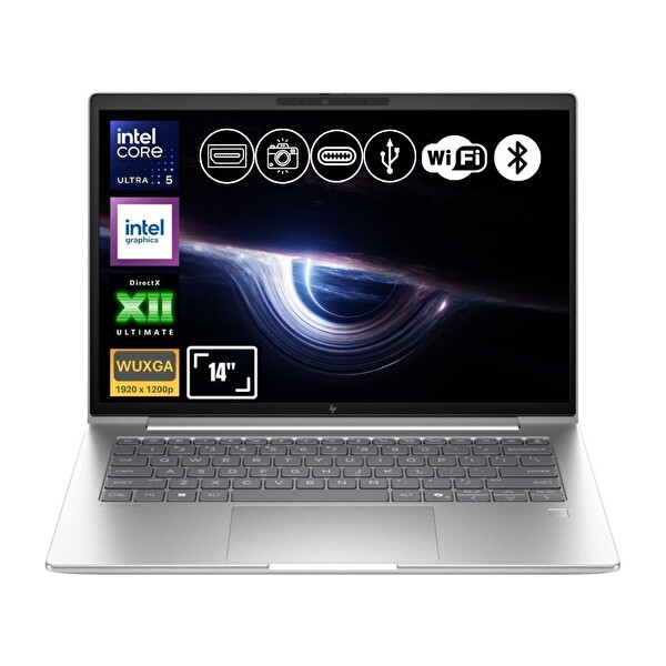 Hp Elitebook 6 Aı G1i Ultra 5 225U 16GB Ram 1TB SSD 14