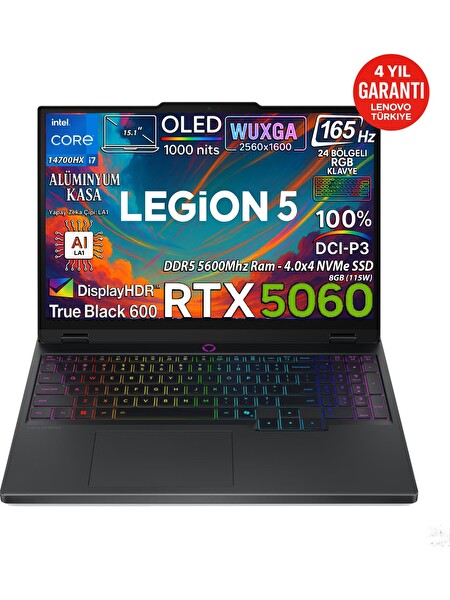 Lenovo Legion 5 15IRX10 I7 14700HX 15.1