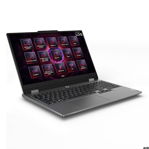 Lenovo LOQ AMD Ryzen 5 7235HS 40GB 4TB SSD 6 GB RTX4050 15.6