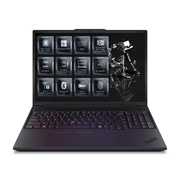Lenovo MWS ThinkPad P16V Gen 3 Ultra 7-255H 16