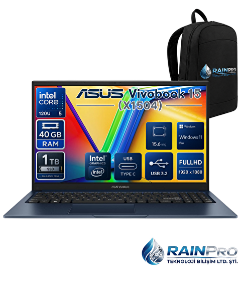 Asus Vıvabook 15 İntel Core 5-120U 15.6