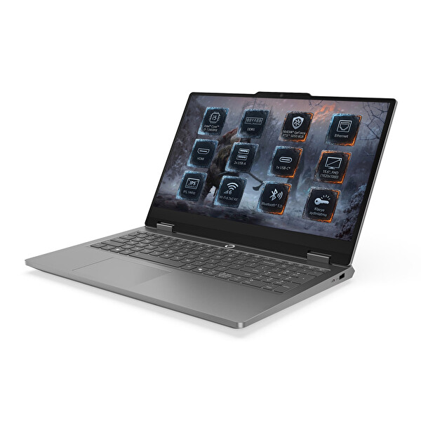 Lenovo LOQE Intel Core i5-13450HX 64GB 1TB SSD 8 GB RTX5050 144Hz 15.6'' FHD Windows 11 Pro Gaming Laptop 83SC000QTR 031