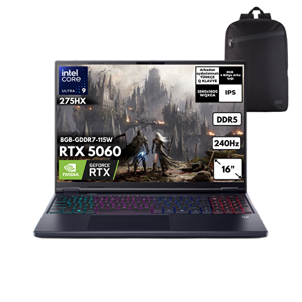 Acer Predator Helios Neo 16 Ultra 9-275HX 16