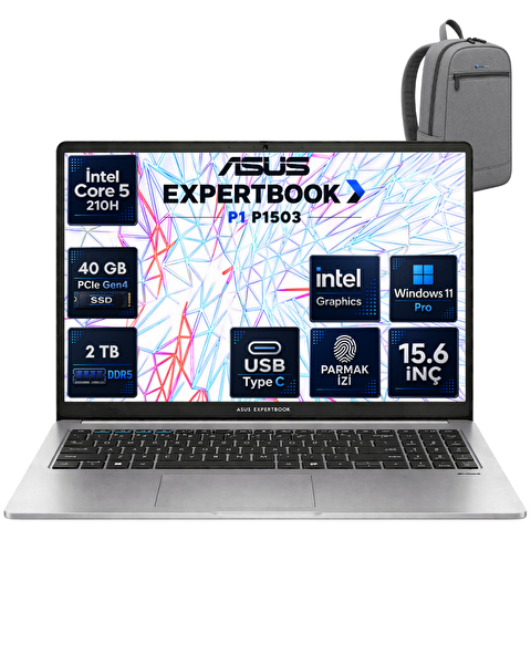 Asus Expertbook P1 P1503CVA Intel Core 5 210H 15.6