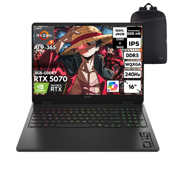 HP Omen 16-AP0012NT Ryzen AI 9 365 16