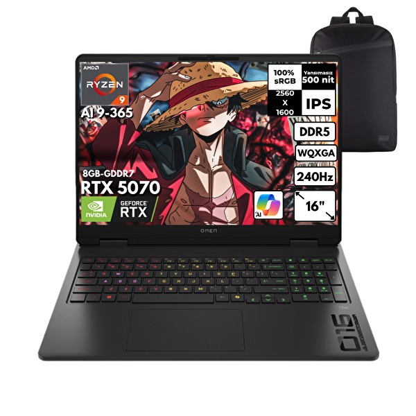 HP Omen 16-AP0012NT Ryzen AI 9 365 16