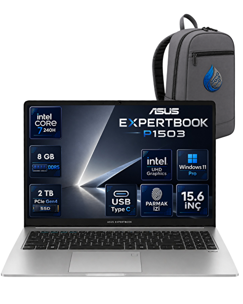 Asus ExpertBook P1 P1503CVA Intel Core 7-240H 15.6