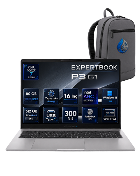 Asus ExpertBook P3 G1 Intel Core Ultra 7 255H 16