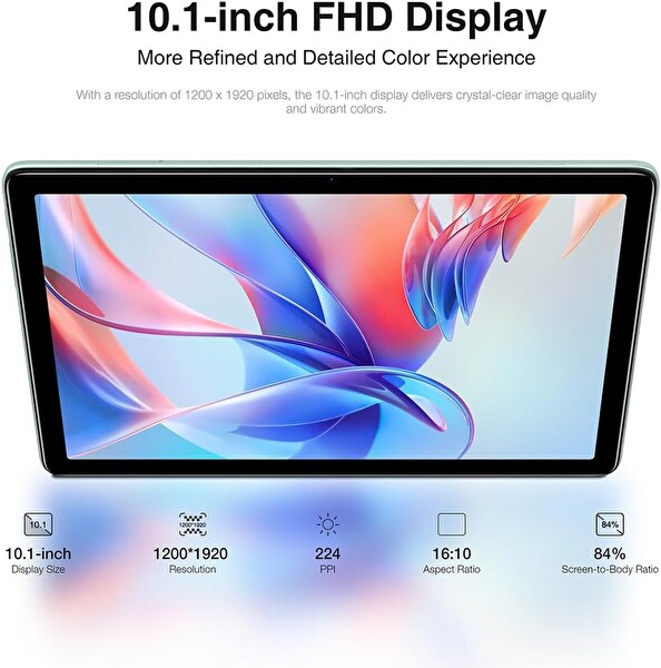 Android Tablet DOOGEE T10S Tablet – 10,1 Inch Android 13, 11GB RAM