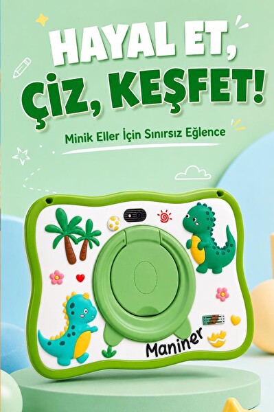 Torima M8 Maniner Eğitici Tablet 4 GB RAM 128 GB Yeşil Çocuk Tableti - Kılıf Hediyeli