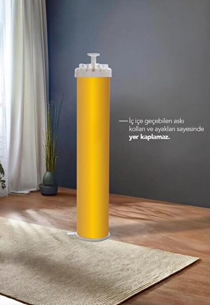 Perilla House Plus Hely Açılıp Kapanabilir 360 Derece Dönebilen Kurutmalık Askısı Gold