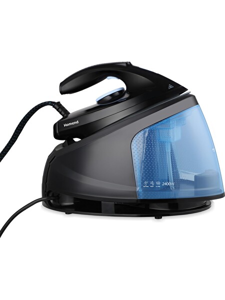 Homend Steamwork 1169H 2400 W Buhar Kazanlı Ütü Siyah Mavi