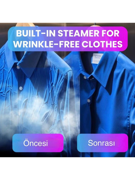 Smartjest ECO Serisi Akıllı Giysi Bakım Dolabı - Kurutma - Ütüleme - Sterilizasyon - Dezenfeksiyon - Vakumlu Ütü Hediyeli