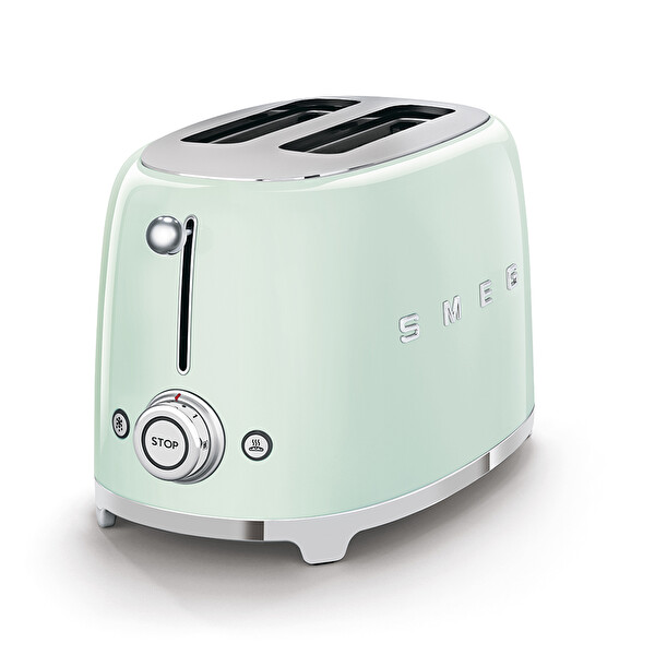 Smeg TSF01PGEU 2x2 Pastel Yeşil Ekmek Kızartma Makinesi