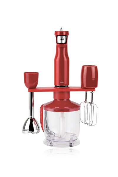 Raks Hot Mix 1700 W Kırmızı Blender Set