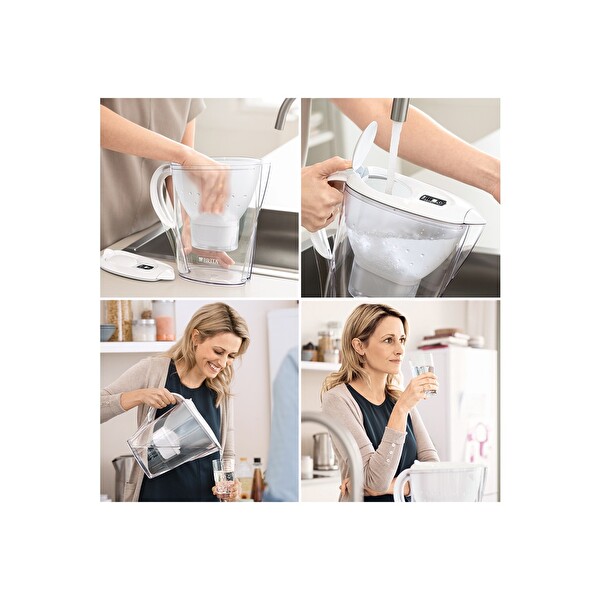 Brita Marella XL 6 Filtreli Mavi Su Arıtma Sürahisi