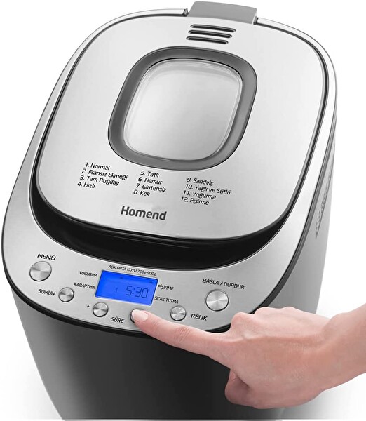 Homend 1503 Breadfast Ekmek Yapma Makinesi