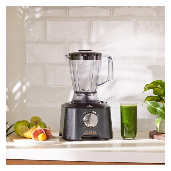 Karaca Mastermaid Power Max 11'i 1 Arada 2500 W Shiny Black Mutfak Robotu