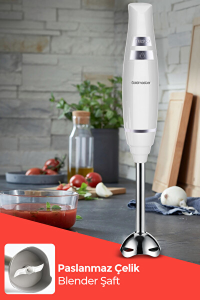 Evia BY-4203 1500 W Damla Beyaz El Blenderı