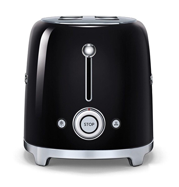 Smeg TSF02BLEU 2x4 Slot Retro Siyah Ekmek Kızartma Makinesi