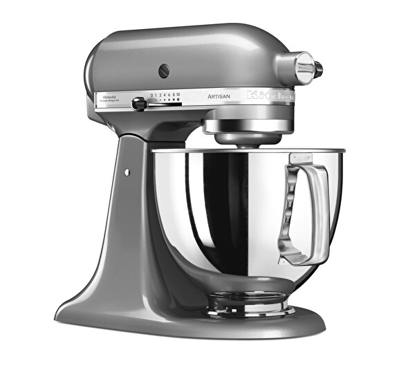 KitchenAid 5KSM125ECU Artisan 4.8 L Contour Silver Stand Mikser
