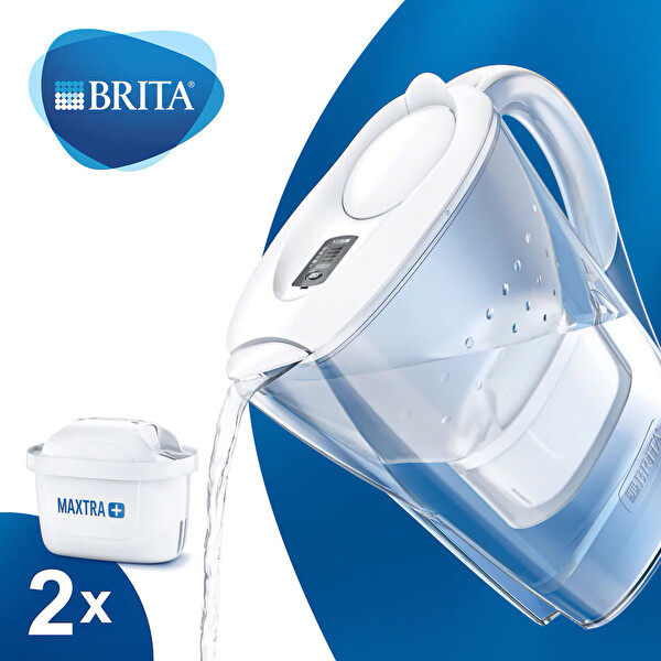 Brita Marella Cool 2 Filtreli Beyaz Su Arıtma Sürahisi