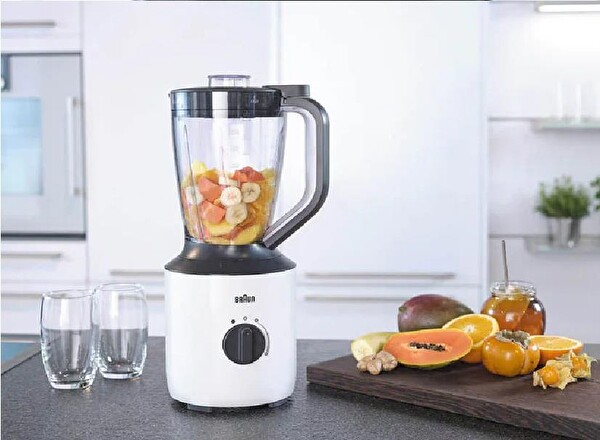Braun JB 3100 800 W Buz Kırıcılı Beyaz Blender