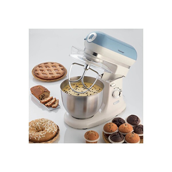 Ariete Vintage 1588 1000 W 5.5 L Mavi Mutfak Şefi